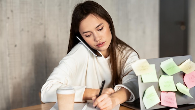 Senior leader at organizational summit